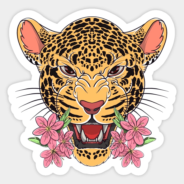 Jaguar Sticker by Rakit pelangi